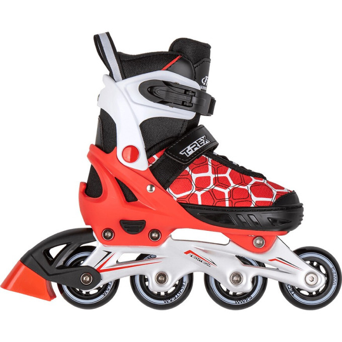 Ролики TECH TEAM T-REX 2021 красные, размер 33-36 NN004107
